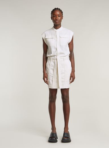 Vestido Pocket Cap Sleeve